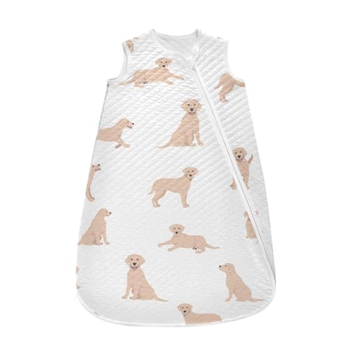 vvfelixl Labrador Retriever Dog Baby Wearable Blanket,Swaddle Transition Sleeping Bag for Infant,Sleep Sack for Newborn Babies,Sleep Suit for Toddler 6-12 Months