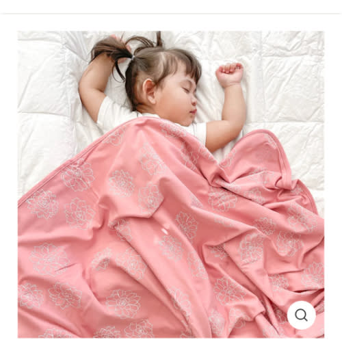 Merino Wool Baby Blanket |Natural Merino Wool Children Sleepwear – Woolino - Pink Succulent