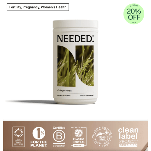 Needed Prenatal Collagen Protein