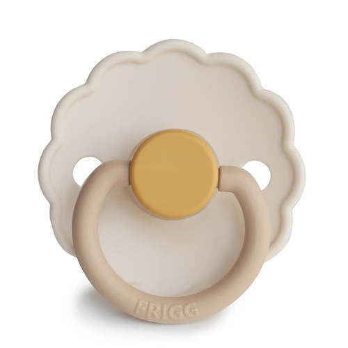 FRIGG Round Pacifier - Daisy Silicone Size 1 - Chamomile