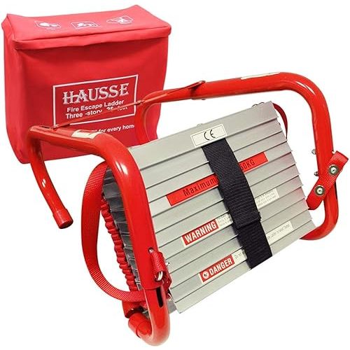Retractable 3 Story Fire Escape Ladder, 25 Feet