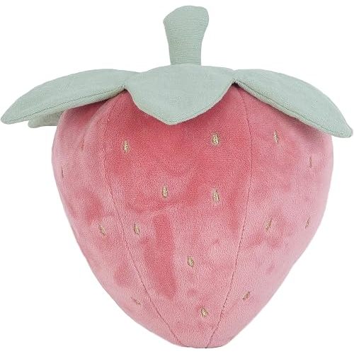 MON AMI Berry Soft Stuffed Plush Toy – 7”, Handcrafted Squishable Fruit Plushie, Use as Toy or Nursery Room Décor, Great Gift for Kids of All Ages