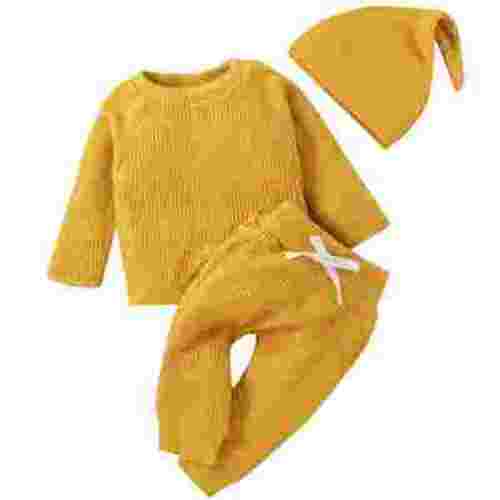 HCNTES Toddler Baby Girl Clothes 1T 2T 3T 4T 6T Fall Winter Outfits Contrast Color Long Sleeve Sweatshirt + Pants Sets