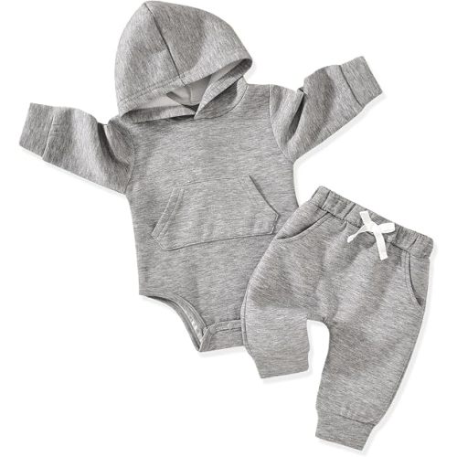 Aalizzwell Infant Baby Winter Hoodie Outfit
