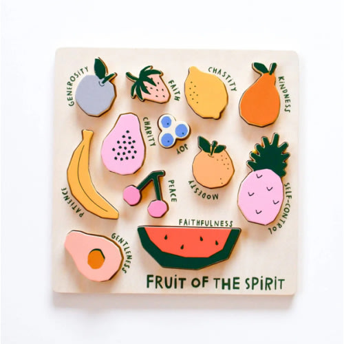 Fruit of the Spirit Wooden Puzzle | littlelightcollective