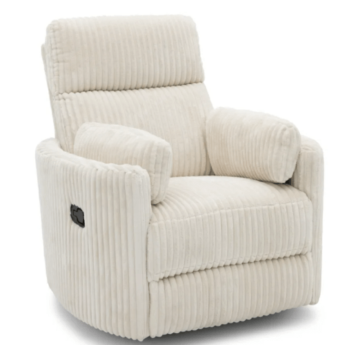 Cooper Fur Swivel Glider Recliner