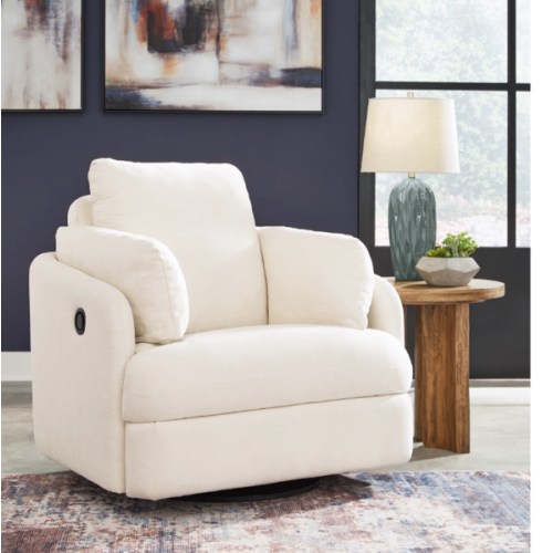 Modmax Manual Swivel Glider Recliner Oyster color