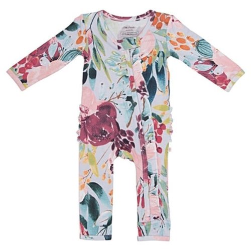 Ruffle Romper, Forest Queen, Size: 3 - 6 mo.