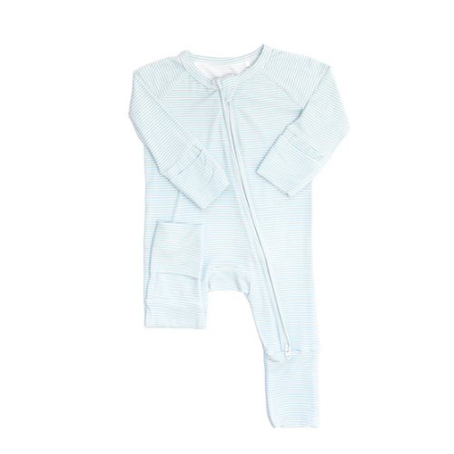 Mini Stripe Sleep Romper