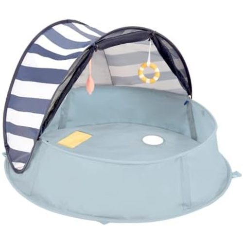Babymoov Aquani 2-in-1 Baby Beach Tent & Paddling Pool, UPF 50+, Marine