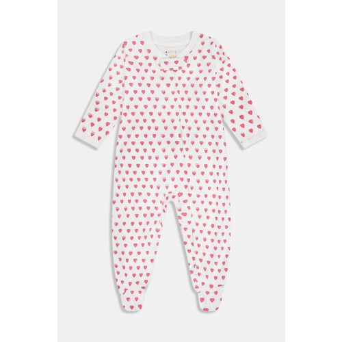 Roller Rabbit Infant Hearts Zipper Footie