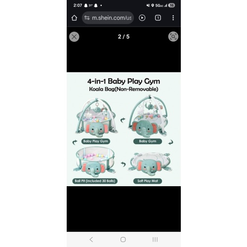 4-In-1 Baby Play Mat Baby Gym,Tummy Time Mat For Floor Activity Gym Ball Pit Including 30 Balls With 5 Infant Learning Sensory Baby Toys For Newborn Toddler Boy & Girl Halloween Gifts