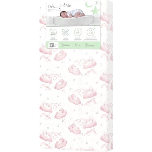 Dream On Me 2-in-1 Serene Snooze Baby Crib Mattress, GREENGUARD Gold