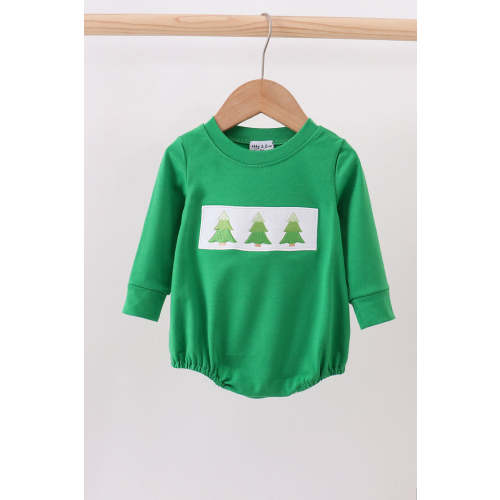 Forest Christmas tree embroidery bubble – HoneyBean