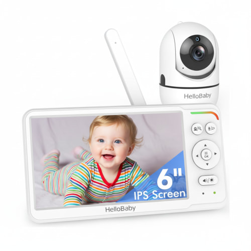 HelloBaby 6" Video Baby Monitor with 1 Camera HB6560