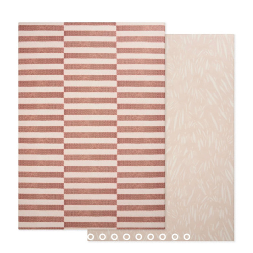 Large Foam Play Mat - Cocoa Stripe/Breeze