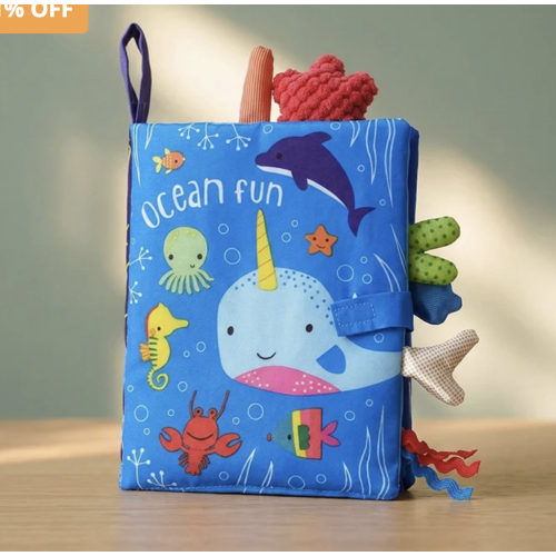 Montessori Baby Soft Book - Ocean