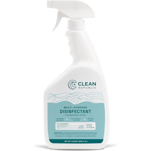 Multi-Purpose Disinfectant, Hypochlorous Acid Cleaner, 32oz Spray Bottle