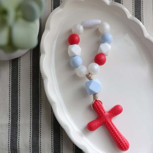 Silicone Decade Rosary | Divine Mercy | Chews Life