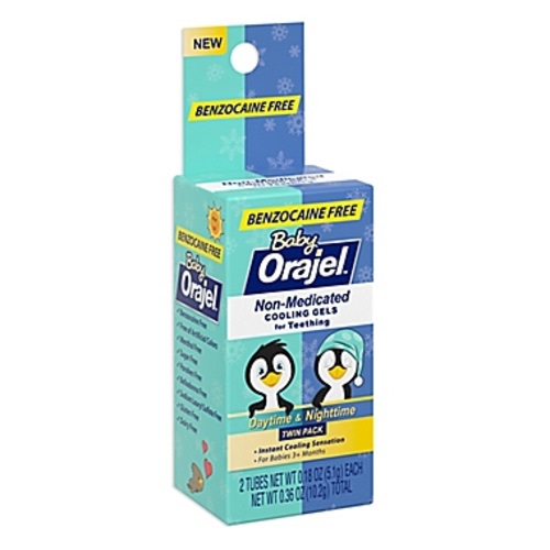 Baby Orajel 2-Count Naturals Daytime and Nighttime Teething Gel