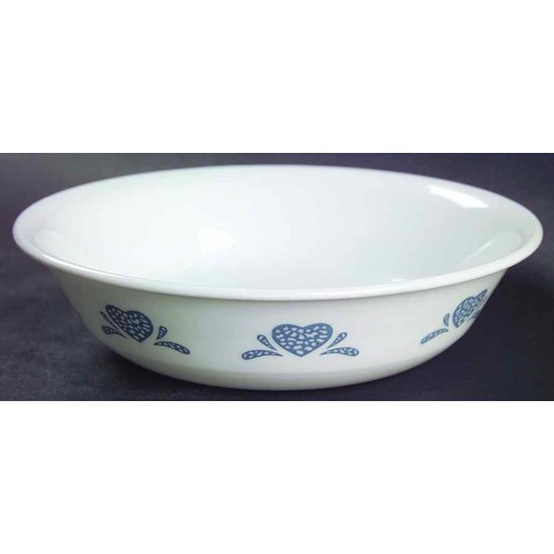 Blue Hearts (Corelle) Fruit/Dessert (Sauce) Bowl by Corning