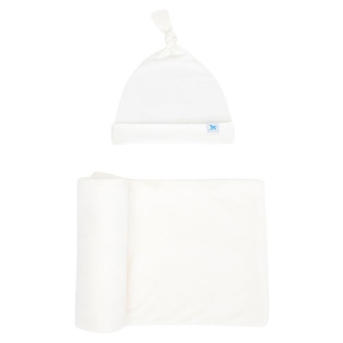 Stretch Knit Hat & Swaddle Set