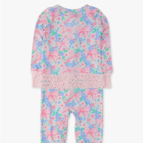 Convertible Ruffle One Piece Pajama, Bamboo Viscose