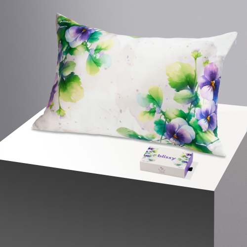 Pillowcase - Zodiac Flower - Capricorn Pansy - King