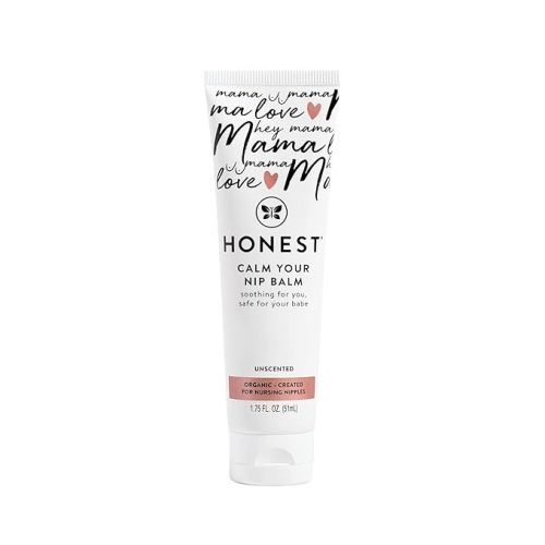 The Honest Company Mama Calm Your Nip Balm, Nourishing Soothing Nipple Cream for Nursing, Naturally Derived and Safe Sensitive Baby Skin, 1.75 fl oz