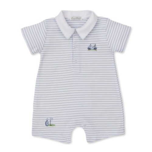 Fairway Four Bl Emb Playsuit - The Sandbox Children's Boutique