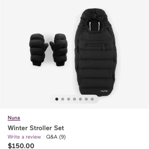winter stroller set