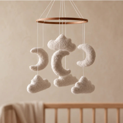 Marshmallow Sky - Baby Mobile