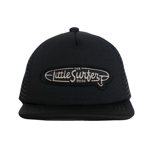 Black Little Surfer Dude Trucker