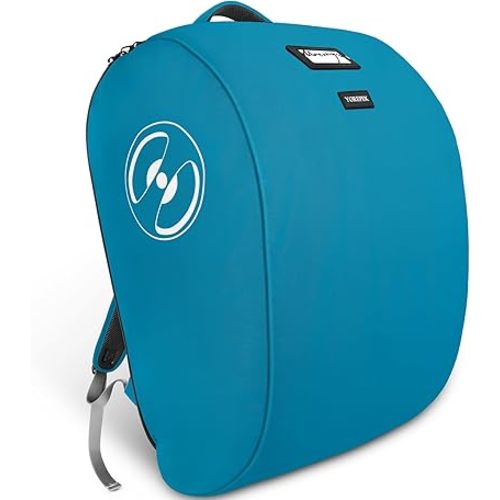 YOREPEK Padded Car Seat Travel Bag for Airplane, Compatible with Doona, Fit for Evenflo Shyft DualRide without Base, Infant Car Seat Bags with Lockable Zipper, Gate Check Stroller Bag for Baby Travel