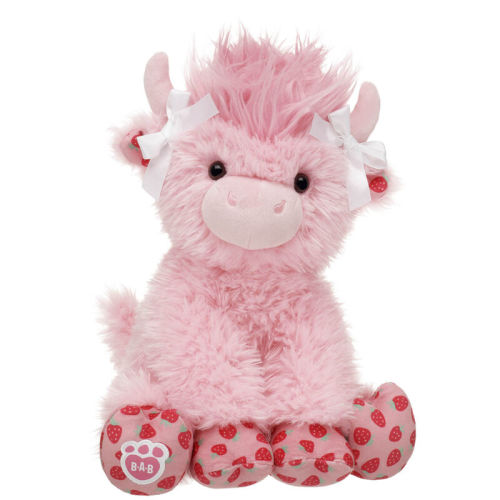 Strawberry Highland Cow Stuffed Animal Gift Set | Build-A-Bear®