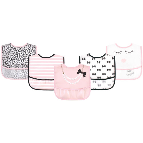 Little Treasure Waterproof PEVA Bibs, Hello Gorgeous