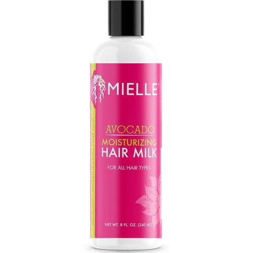 Mielle Organics Avocado Hair Milk for All Hair Types, Moisturizing Lotion for Dry Hair, 8 Ounces