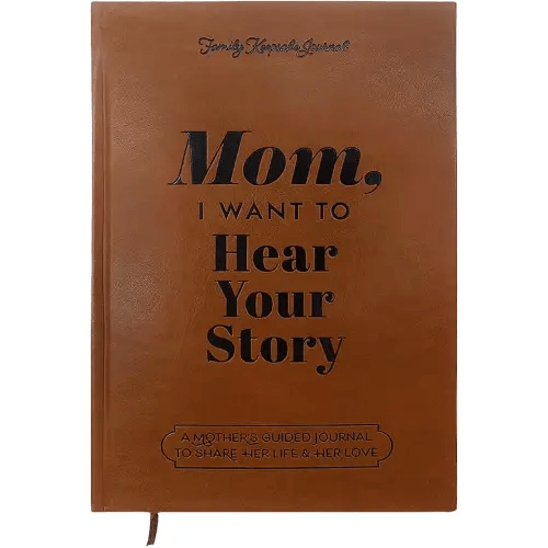 Mom, I Want to Hear Your Story Book, Wrapped Hardback, Ribbon Bookmark, A Mother’s Guided Journal Meaningful Memory Journal for Mom Great Gift for Mom Birthday (Mom, I Want to Hear Your Story)