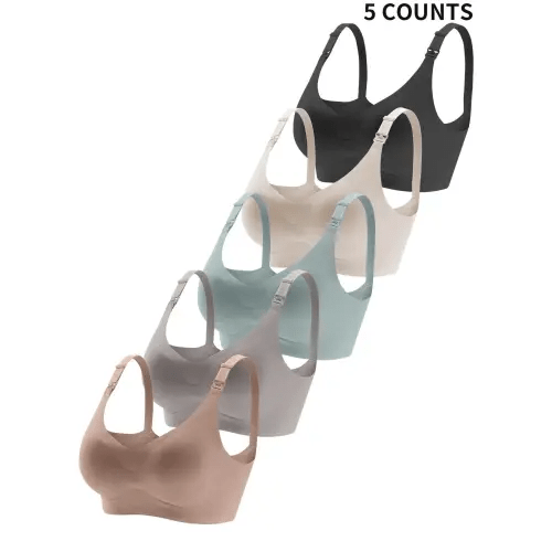 Maternity Solid Color Nursing Bra, Simple Removable Pads Pregnancy Bra, Maternity Underwear for All Seasons, Maternity Bras - TikTok Shop