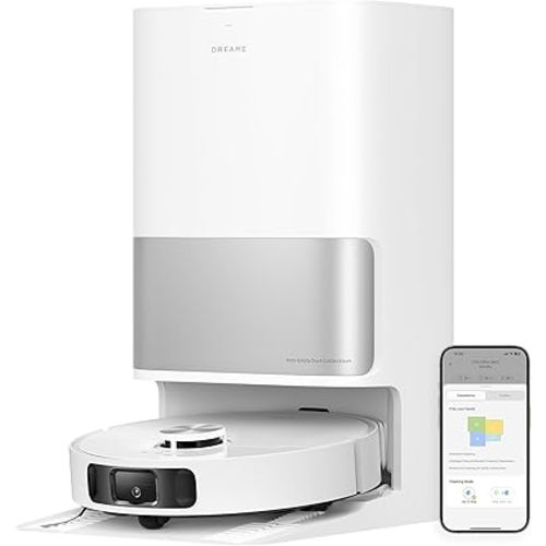 DREAME L10s Ultra Gen 2 Robot Vacuum and Mop, 10,000Pa Suction, MopExtend Tech, All-in-One Base Station, 75 Days Auto-Empty, Mop Self-Washing&Drying, Smart Obstacle Avoidance, Carpet Cleaning