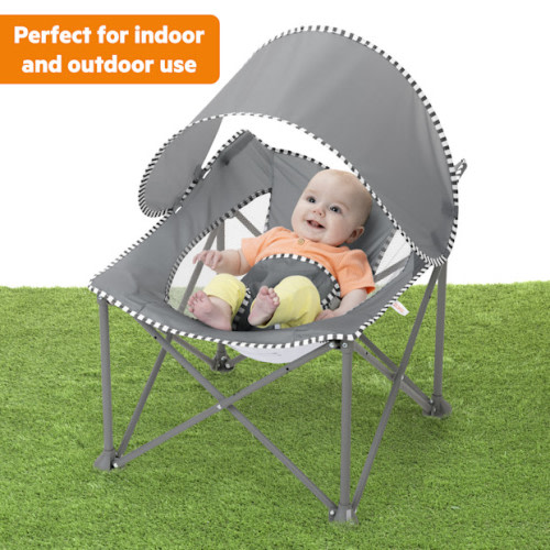 Pop 'N Chill Travel Seat - Grey
