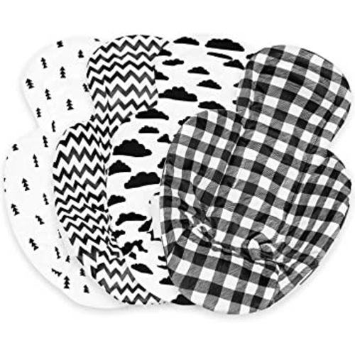 Infant Insert Compatible with 4Moms Mamaroo & Rockaroo – Car Seat Insert 2 Pack – Reversible Infant Car Seat Insert – Rockaroo & Mamaroo Newborn Insert – Soft Plush Minky Car Seat Head Support Insert