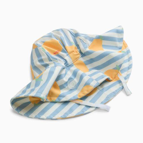 Shop Lemon Stripe Floppy Sun Hat with UPF 50+ | MORI US