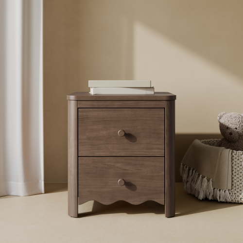 Art of Nursery by Storkcraft Casablanca 2 Drawer Children's Nightstand, Hazelnut
