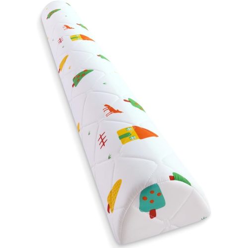 1-Pack Premium Foam Bed Bumpers for Toddler, Non-Slip Bed Rails for Toddlers for Twin, Queen, King Beds, Machine Washable Bumpers Cover for Easy Care（Size：52" x 7" x 5"）