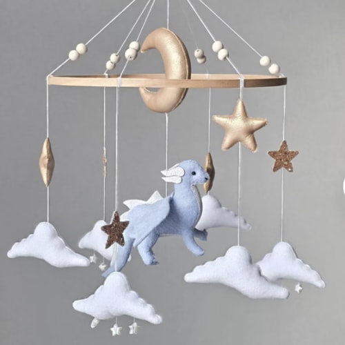 Fantasy Dragon Nursery Baby Mobile