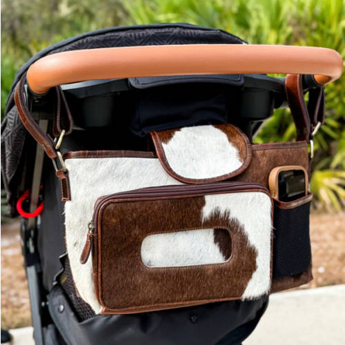 The Outlaw Parent™ Cowhide Stroller Bag