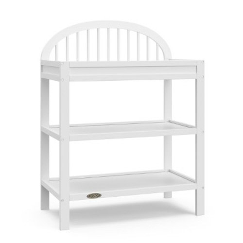 Graco Olivia Changing Table with Water-Resistant Changing Pad White