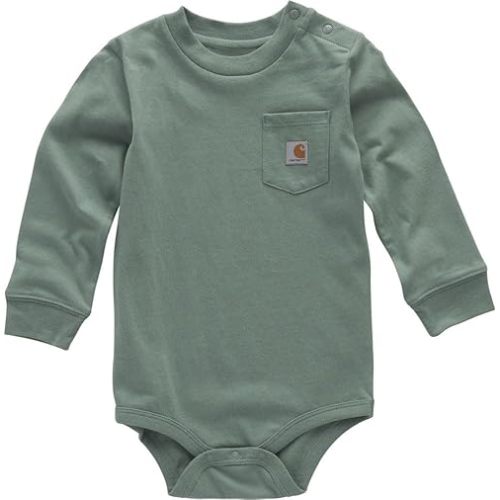 Carhartt Kid's CA5002 Long-Sleeve Pocket Bodysuit