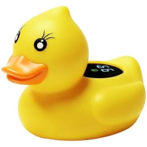 Baby Bath Thermometer, Digital Water Thermometer - Instant Read, Floating Infant Bath Duck Thermometer for Bathtub Temperature Measure (32-140 °Fahrenheit/0-60 ° Celsius)